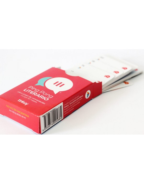 Ping Pong Literario 1 – Libro Juego de conversación | Los Libros de Claudia