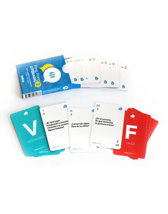 Ping Pong Literario 2 – Libro Juego de conversación | Los Libros de Claudia Ping Pong Literario 2 – Libro Juego de conversación | Los Libros de Claudia